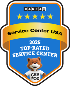 Carfax 2025 Service Center USA Top Rated Service Center Award